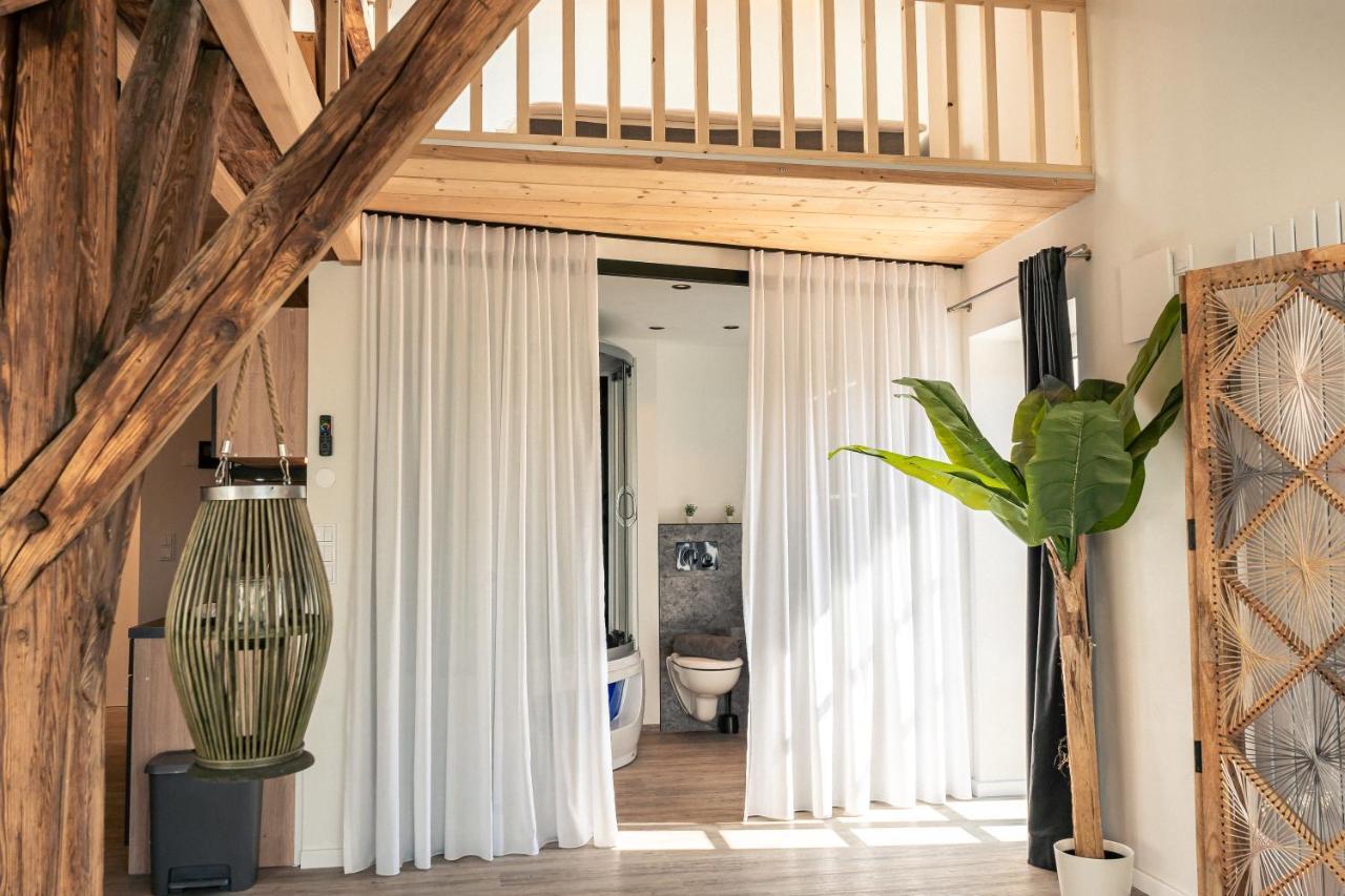 Crest - Riverside Lofts Mit Parken I Balkon I Kueche I Regendusche Passau Ngoại thất bức ảnh