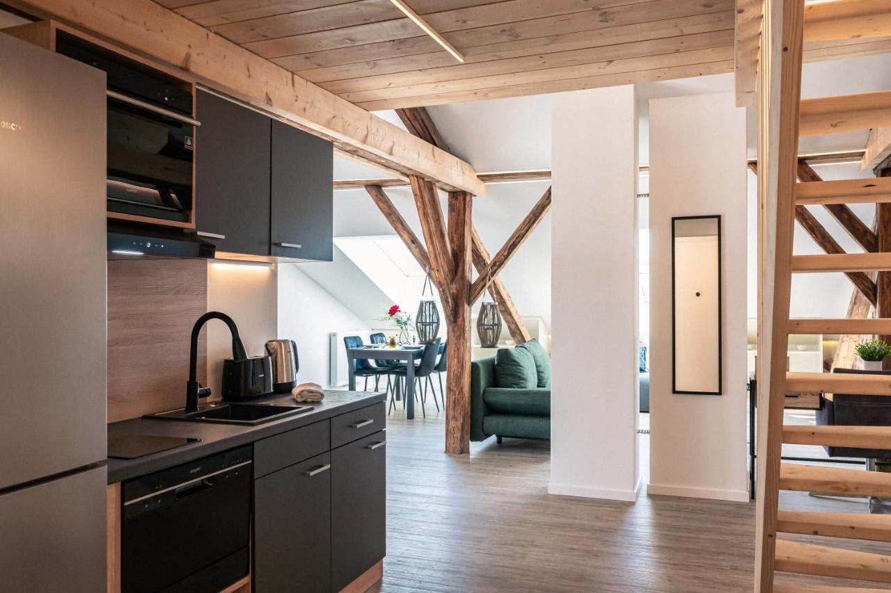 Crest - Riverside Lofts Mit Parken I Balkon I Kueche I Regendusche Passau Ngoại thất bức ảnh