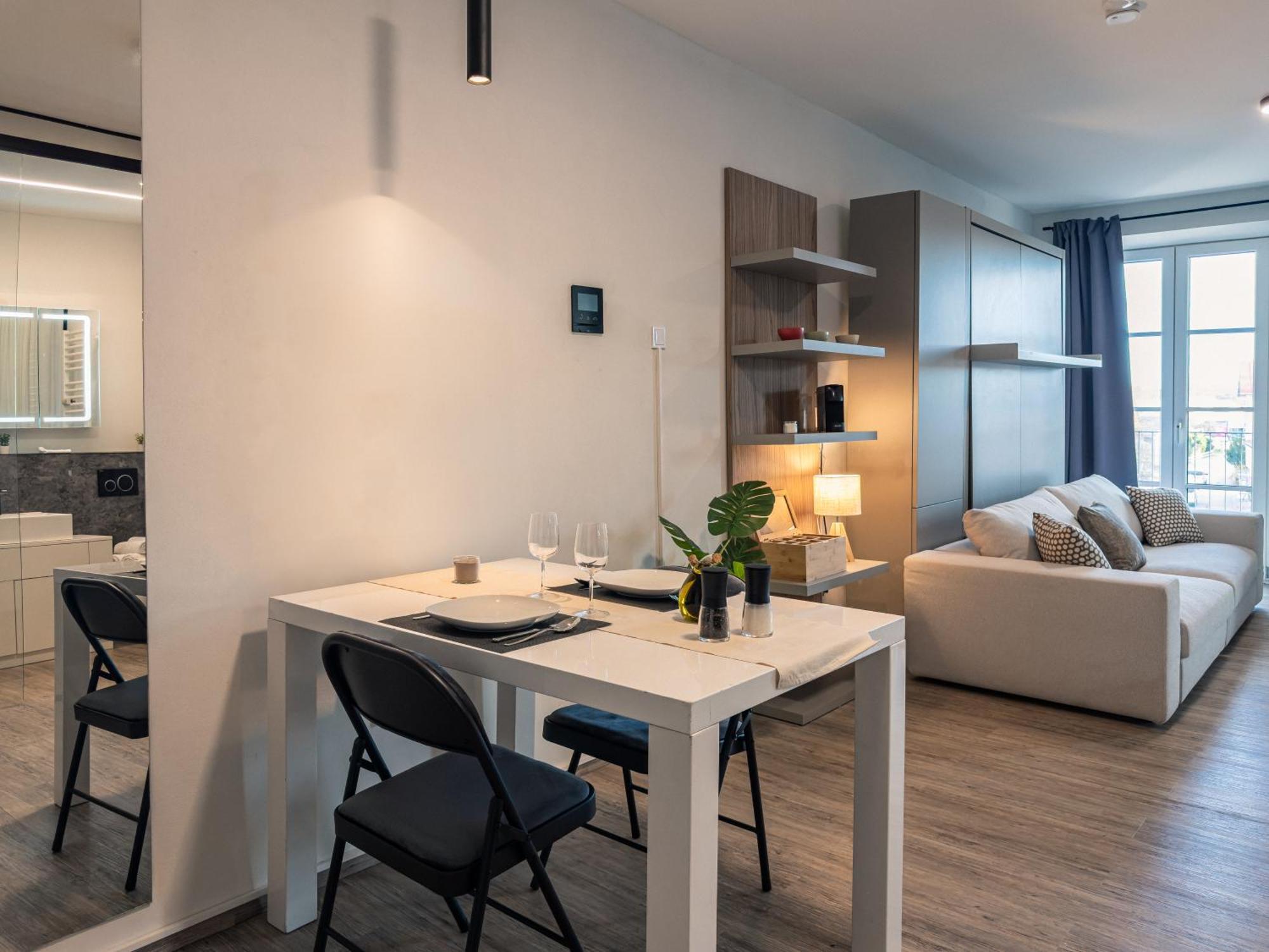Crest - Riverside Lofts Mit Parken I Balkon I Kueche I Regendusche Passau Ngoại thất bức ảnh