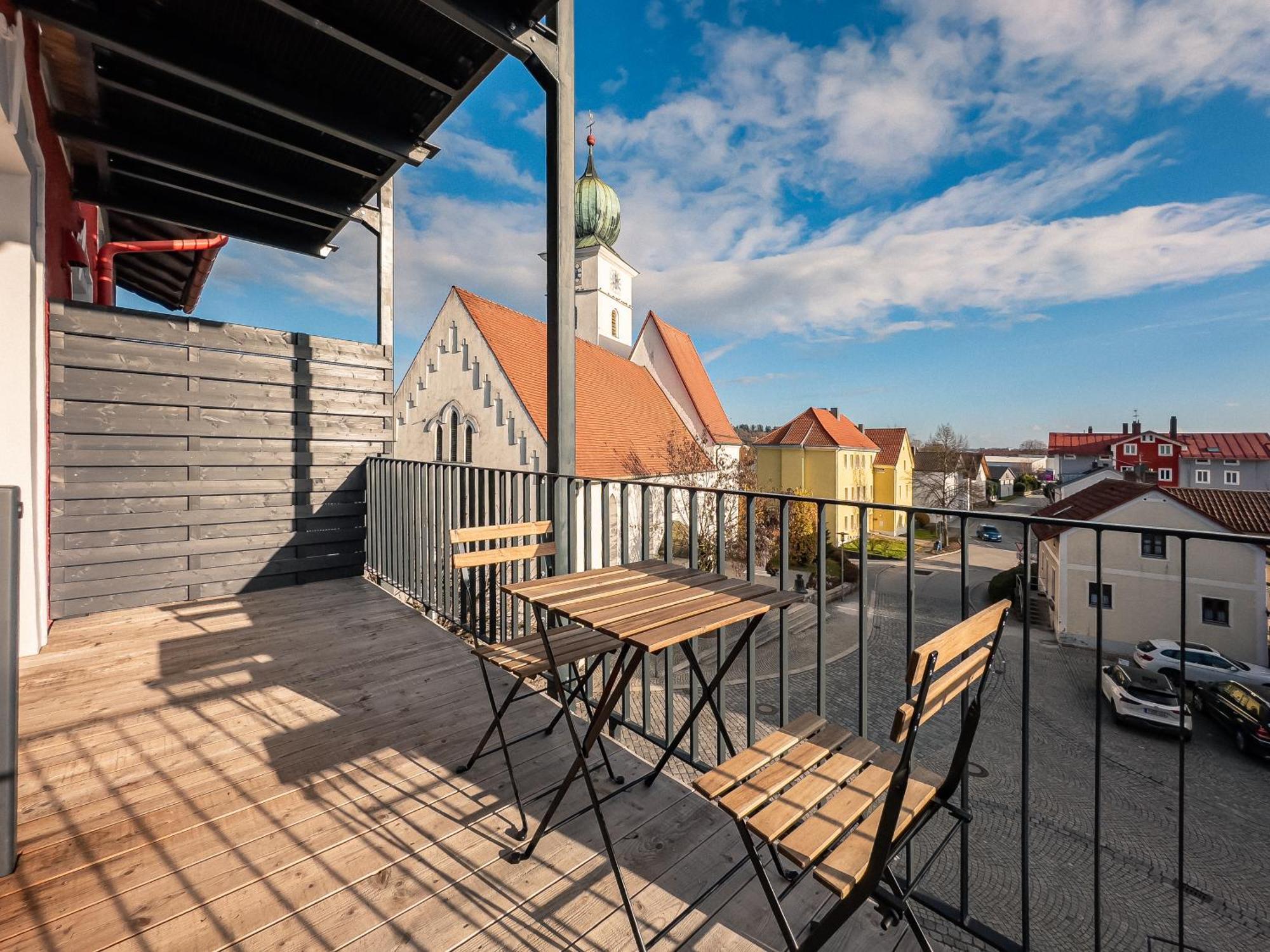 Crest - Riverside Lofts Mit Parken I Balkon I Kueche I Regendusche Passau Ngoại thất bức ảnh